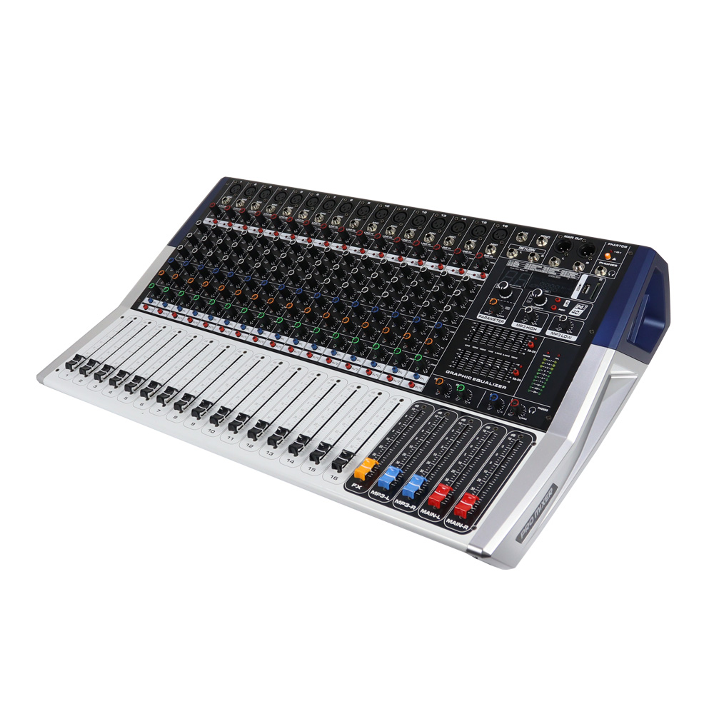 Audio With Music - Mixer Audio Professionale in Metallo da