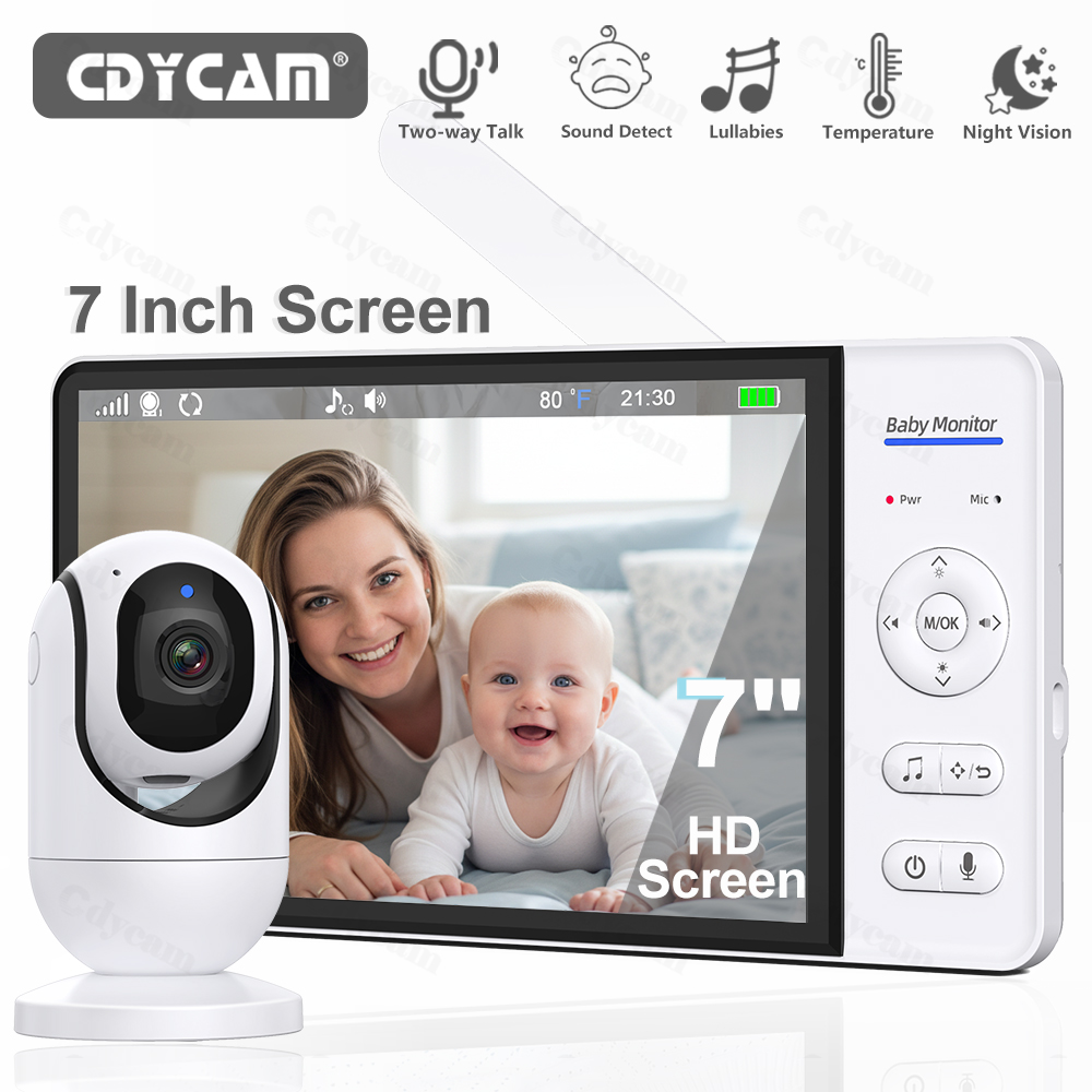 Audio Music Kids - 7.0 ''Video Baby Monitor 720P 5000mAh