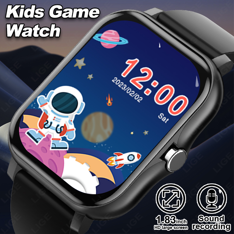 Music Audiobook - LIGE 2025 Audiobook Bambini Smartwatch Moda