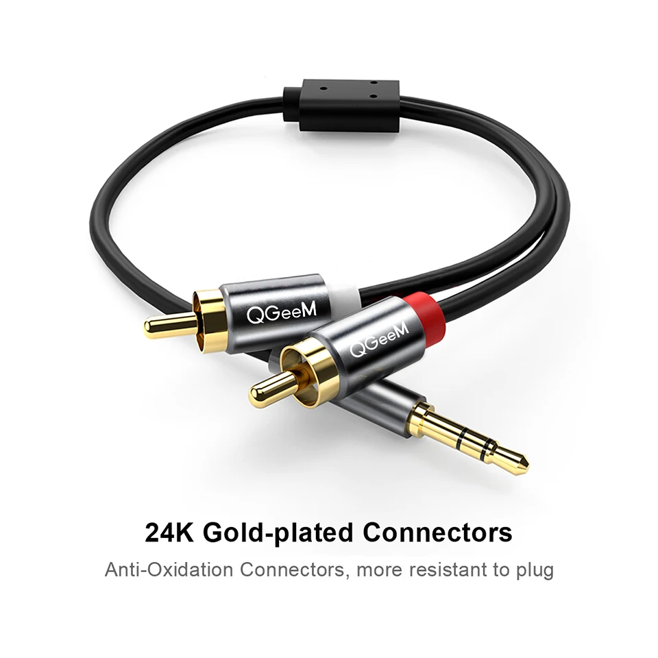 Cavo RCA QGeeM 2RCA a 3.5mm, C - Audio Music Mixer recensione e prezzo
