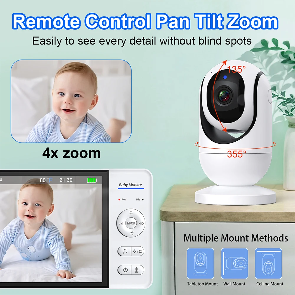 No WiFi Baby Monitor da 7 poll - Audio Music Kids recensione e prezzo