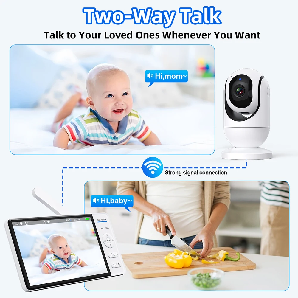 No WiFi Baby Monitor da 7 poll - Audio Music Kids recensione e prezzo
