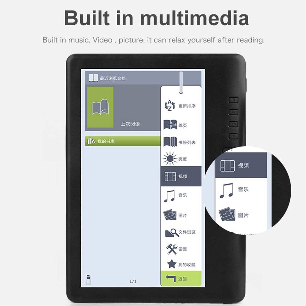 Lettore di e-book con schermo  - Music Audiobook recensione e prezzo