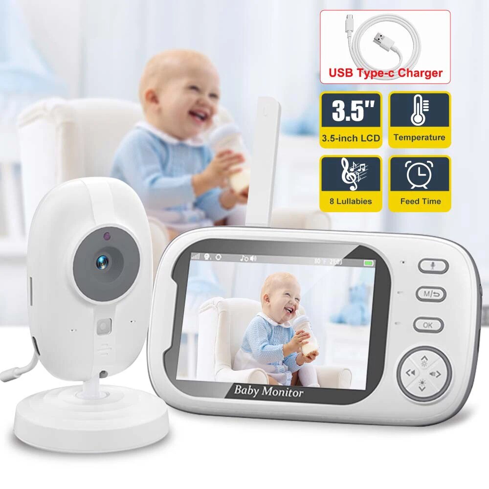 3.5 ''Video Baby Monitor 2.4G  - Audio Music Kids recensione e prezzo