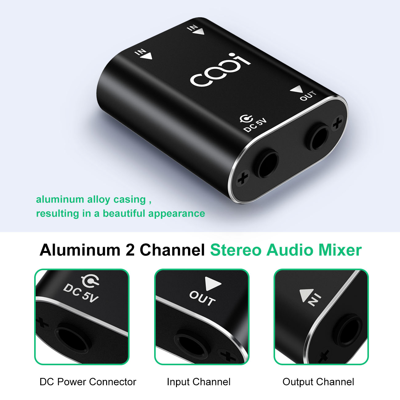 Mini mixer audio stereo a 2 ca - Audio Music Mixer recensione e prezzo