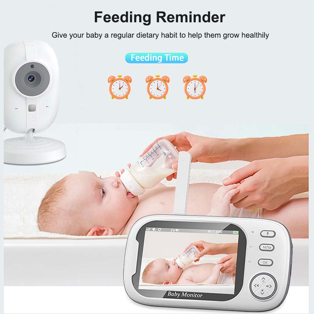 3.5'' Video Baby Monitor 2.4G  - Audio Music Kids recensione e prezzo