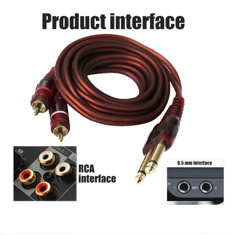 Cavo audio doppio RCA da 6,35  - Audio Music Mixer recensione e prezzo
