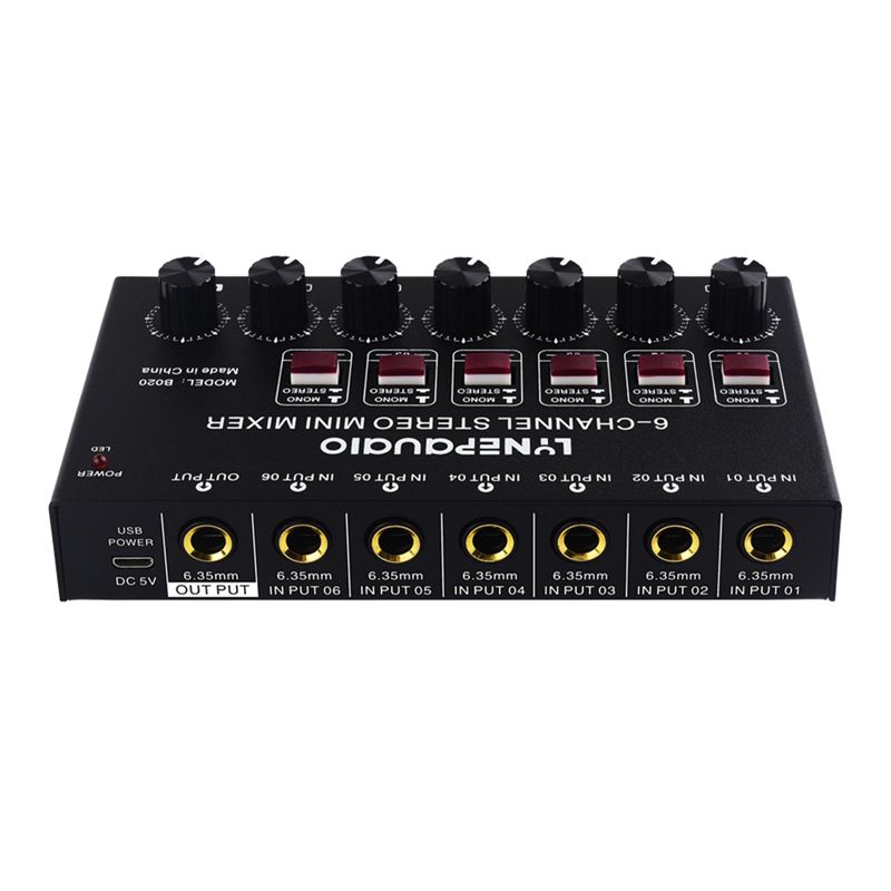 Mixer Audio Stereo a 6 Canali  - Audio Music Mixer recensione e prezzo
